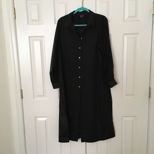 Long buttondown blouse